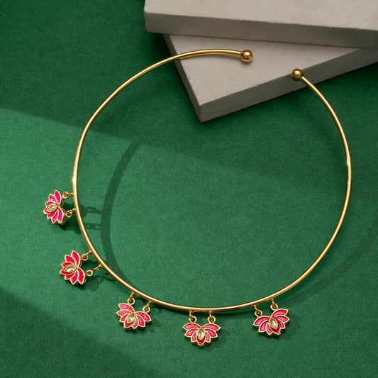 Feeling Jhakaas Fuschia Pink Necklace