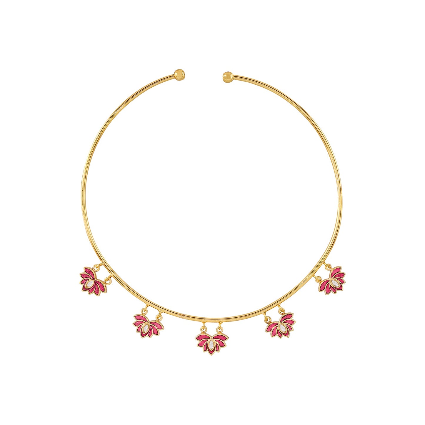 Feeling Jhakaas Fuschia Pink Necklace
