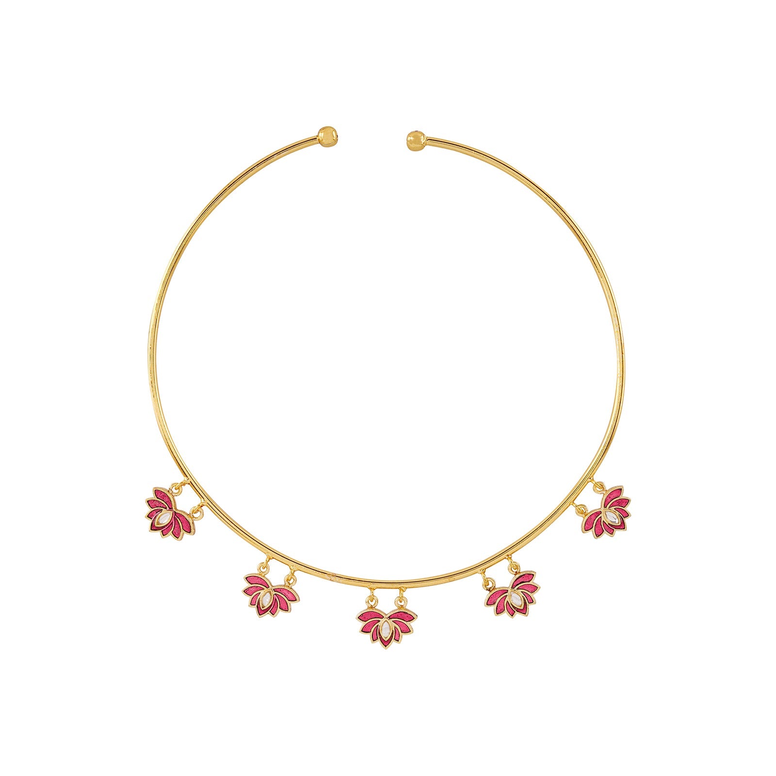 Feeling Jhakaas Fuschia Pink Necklace