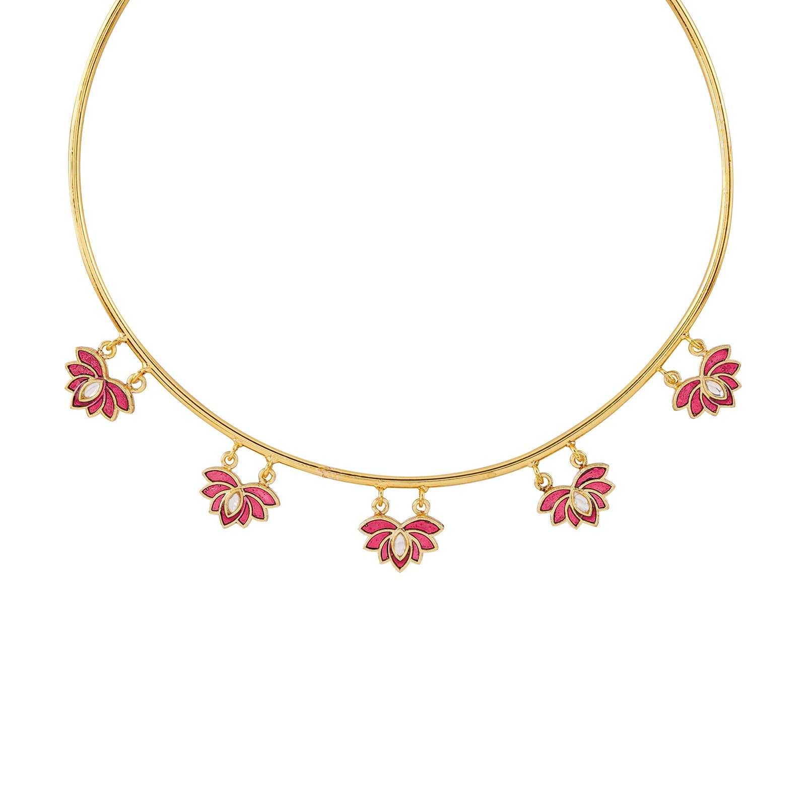 Feeling Jhakaas Fuschia Pink Necklace