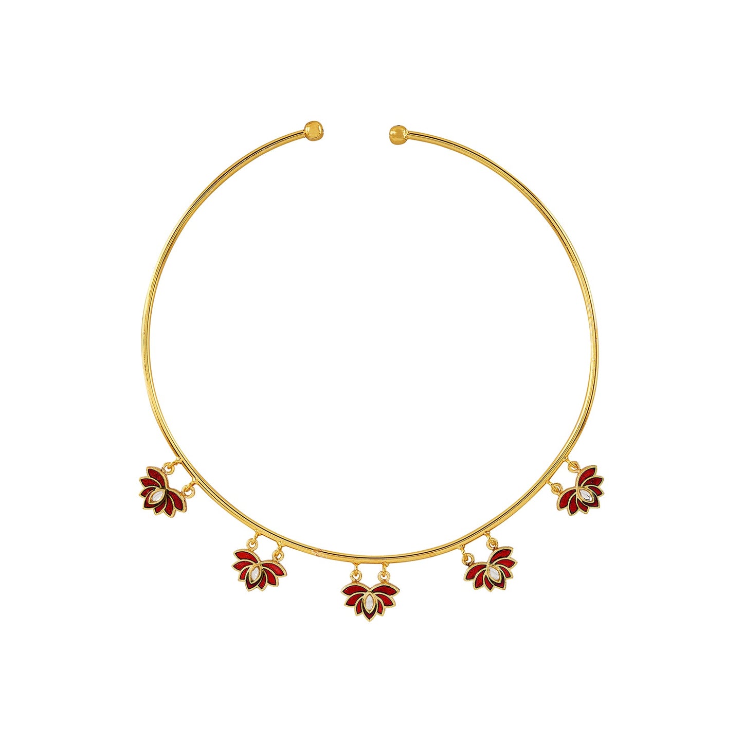 Feeling Jhakaas Maroon Necklace