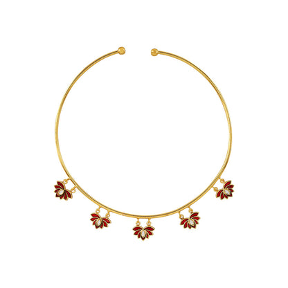 Feeling Jhakaas Maroon Necklace