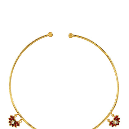 Feeling Jhakaas Maroon Necklace