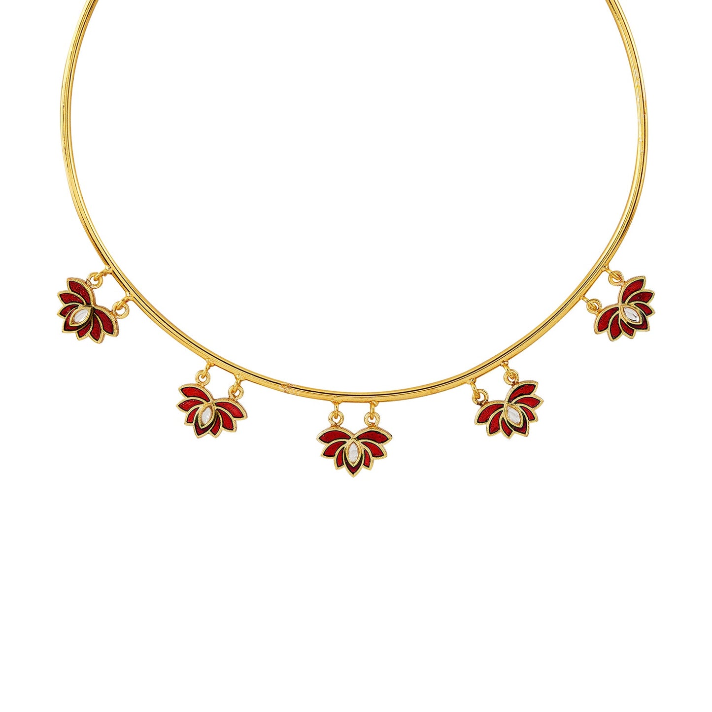 Feeling Jhakaas Maroon Necklace