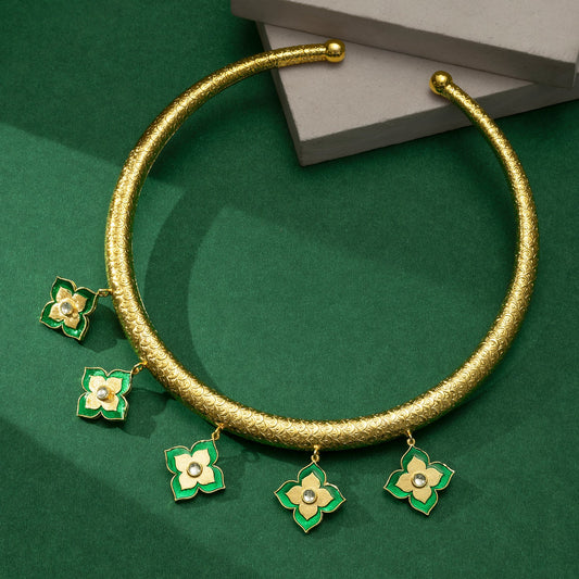 Superphool Hu Main Green Necklace