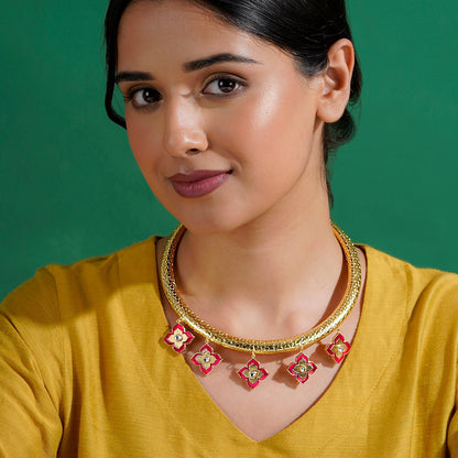 Superphool Hu Main Fuschia Pink Necklace