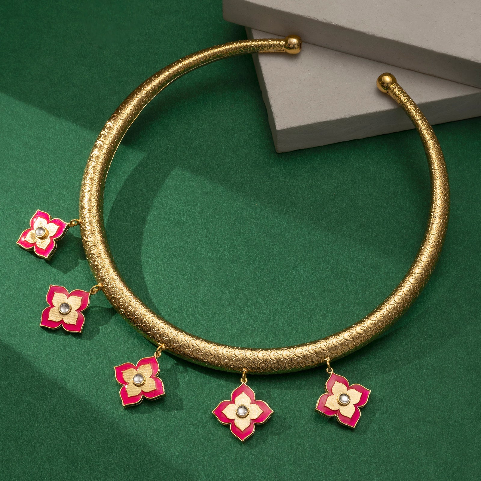 Superphool Hu Main Fuschia Pink Necklace