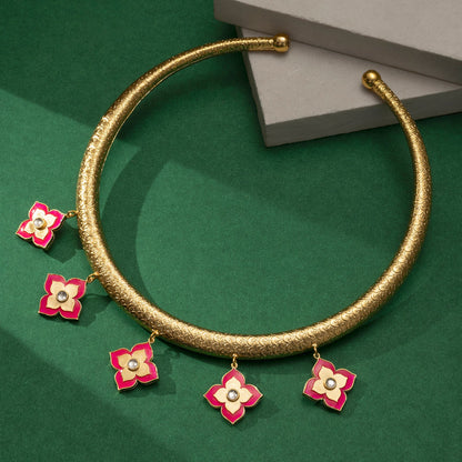 Superphool Hu Main Fuschia Pink Necklace