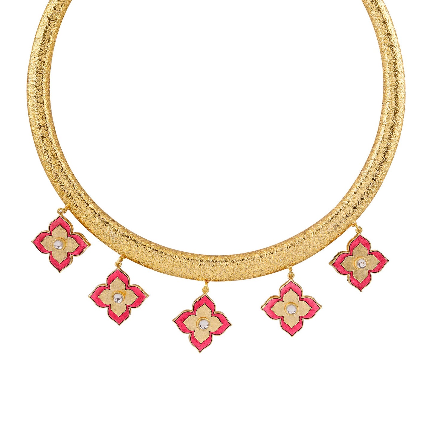 Superphool Hu Main Fuschia Pink Necklace