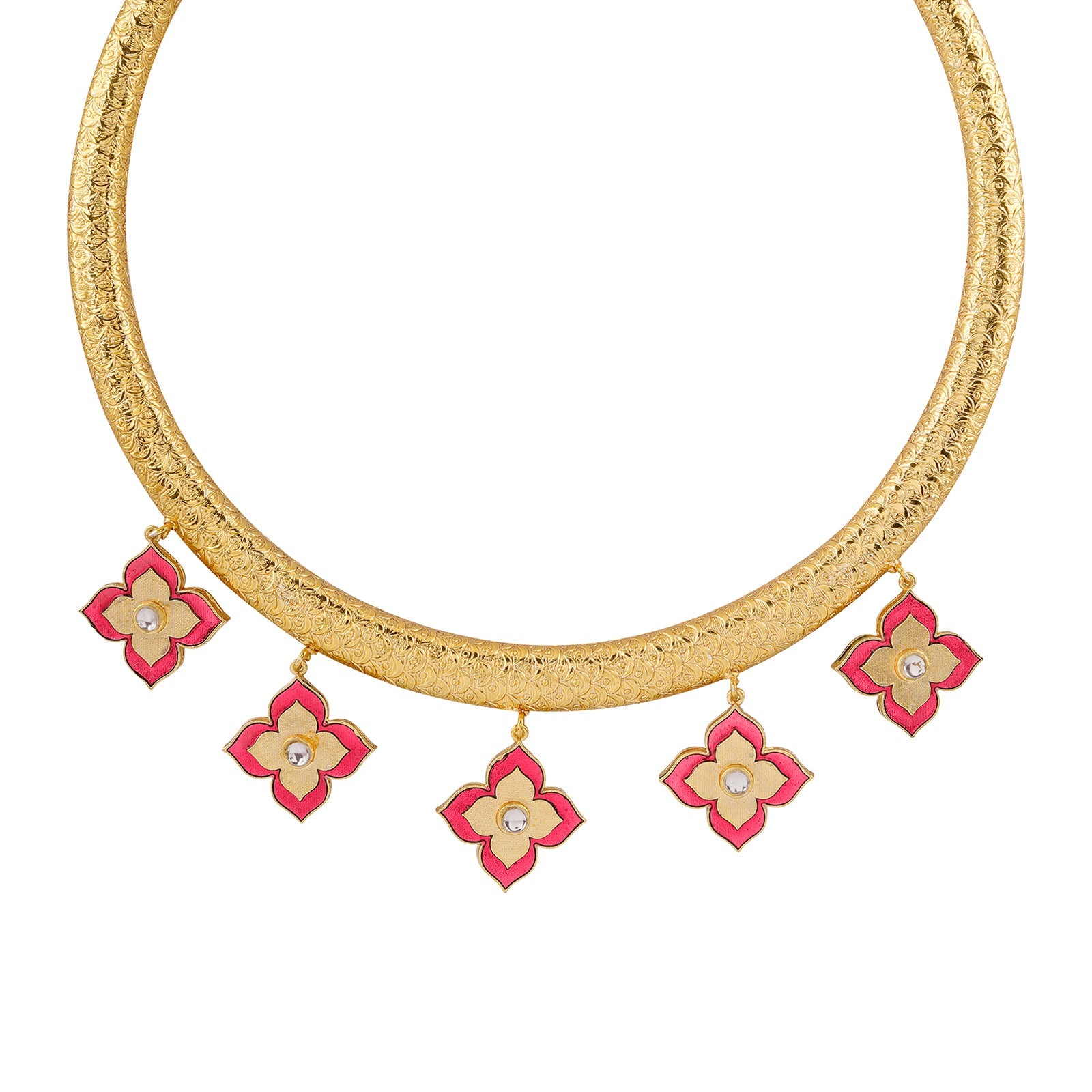 Superphool Hu Main Fuschia Pink Necklace