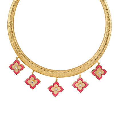 Superphool Hu Main Fuschia Pink Necklace