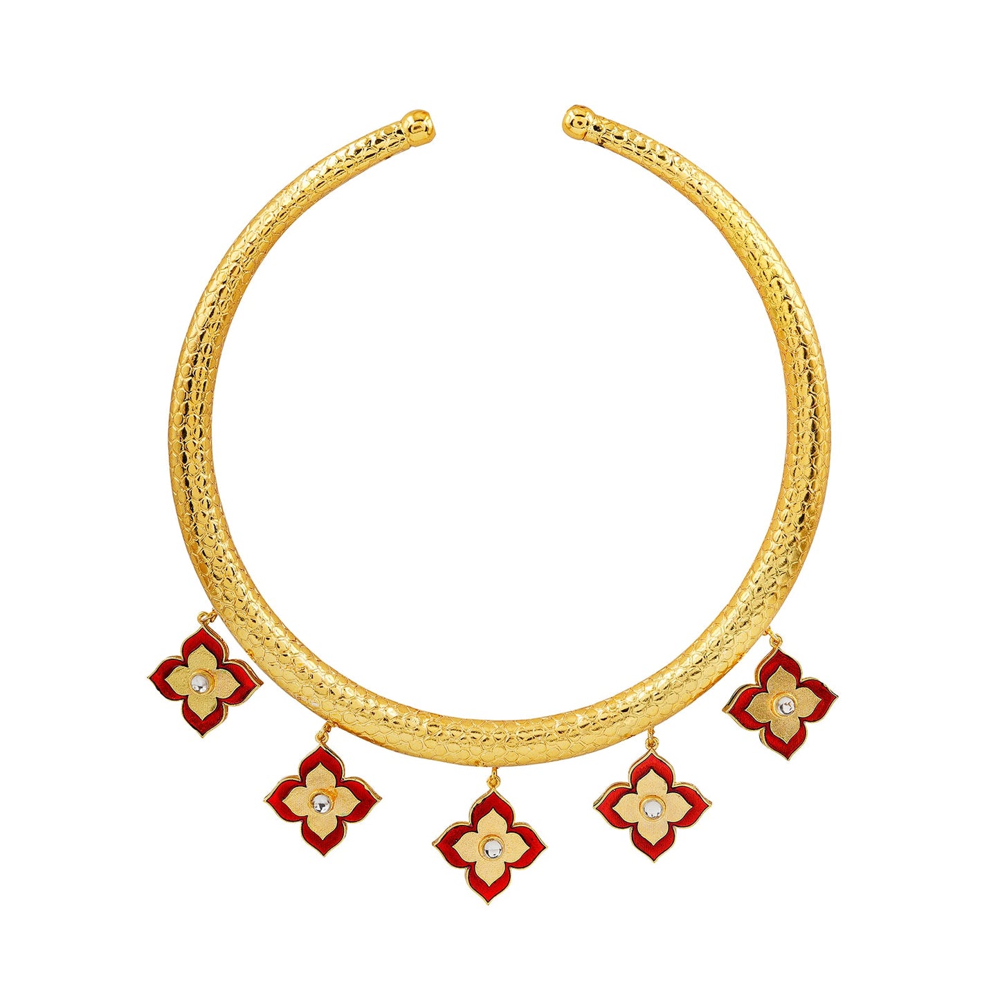 Superphool Hu Main Maroon Necklace