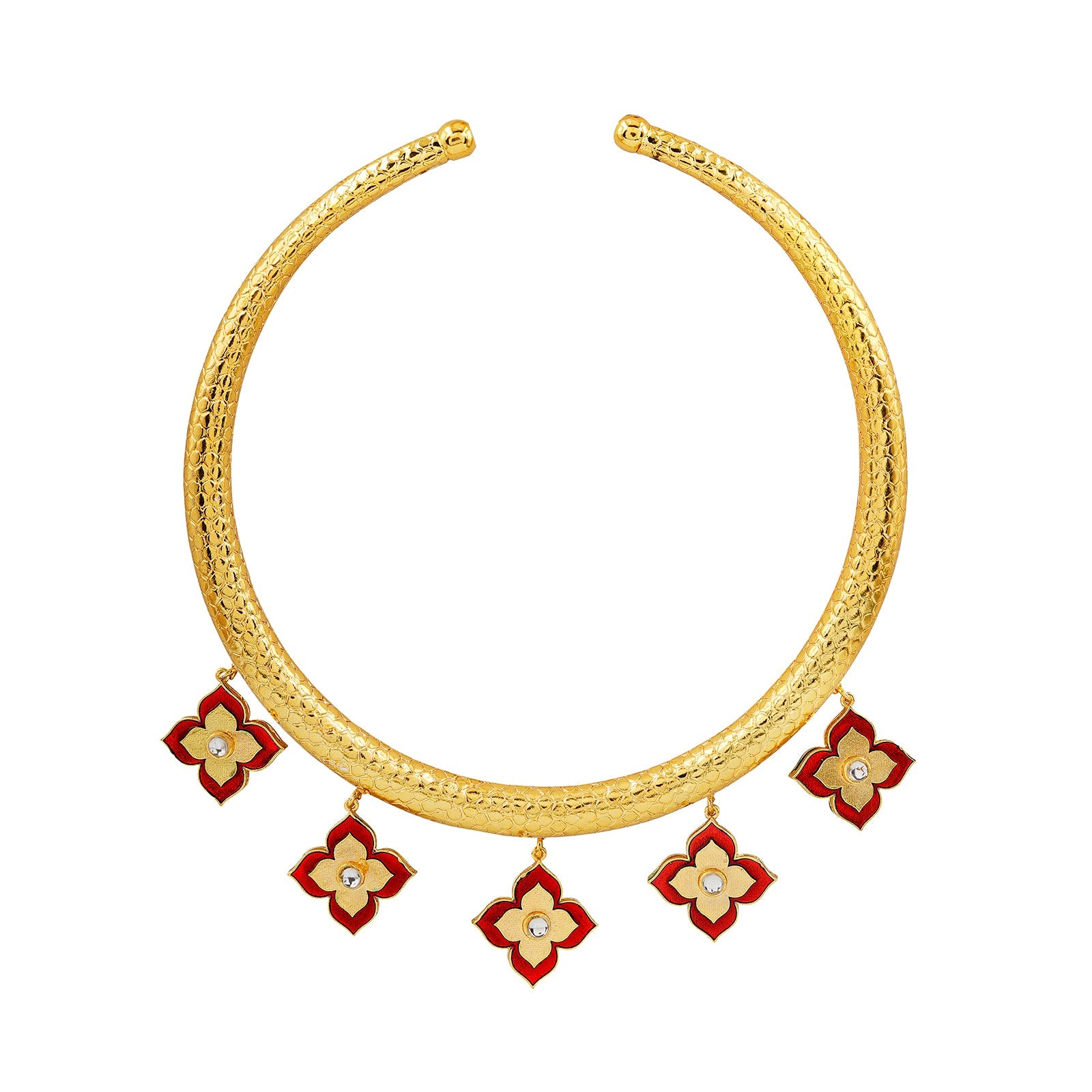 Superphool Hu Main Maroon Necklace