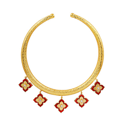 Superphool Hu Main Maroon Necklace