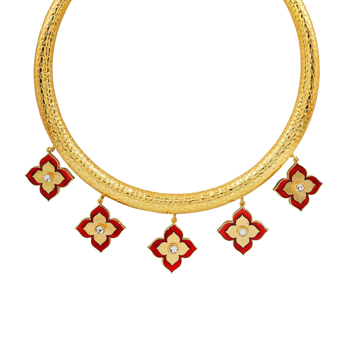 Superphool Hu Main Maroon Necklace