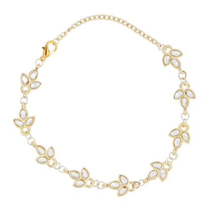 Teejh Sameeraa Pearl and Polki Bracelet