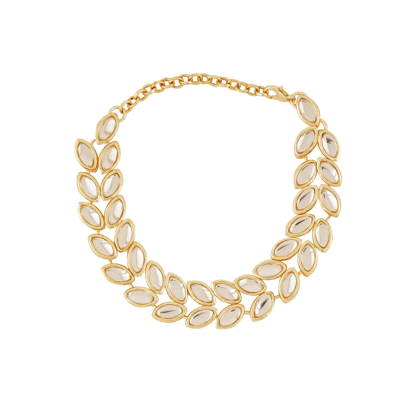 Teejh Karmani Gold and Mirror Bracelet