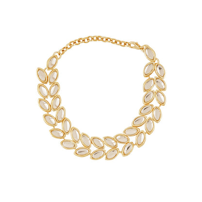 Teejh Karmani Gold and Mirror Bracelet
