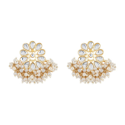 Teejh Kriya Pearl and Polki Earring