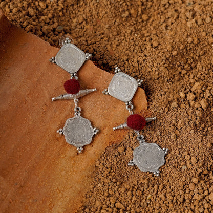 Teejh Swarna Coin Earrings