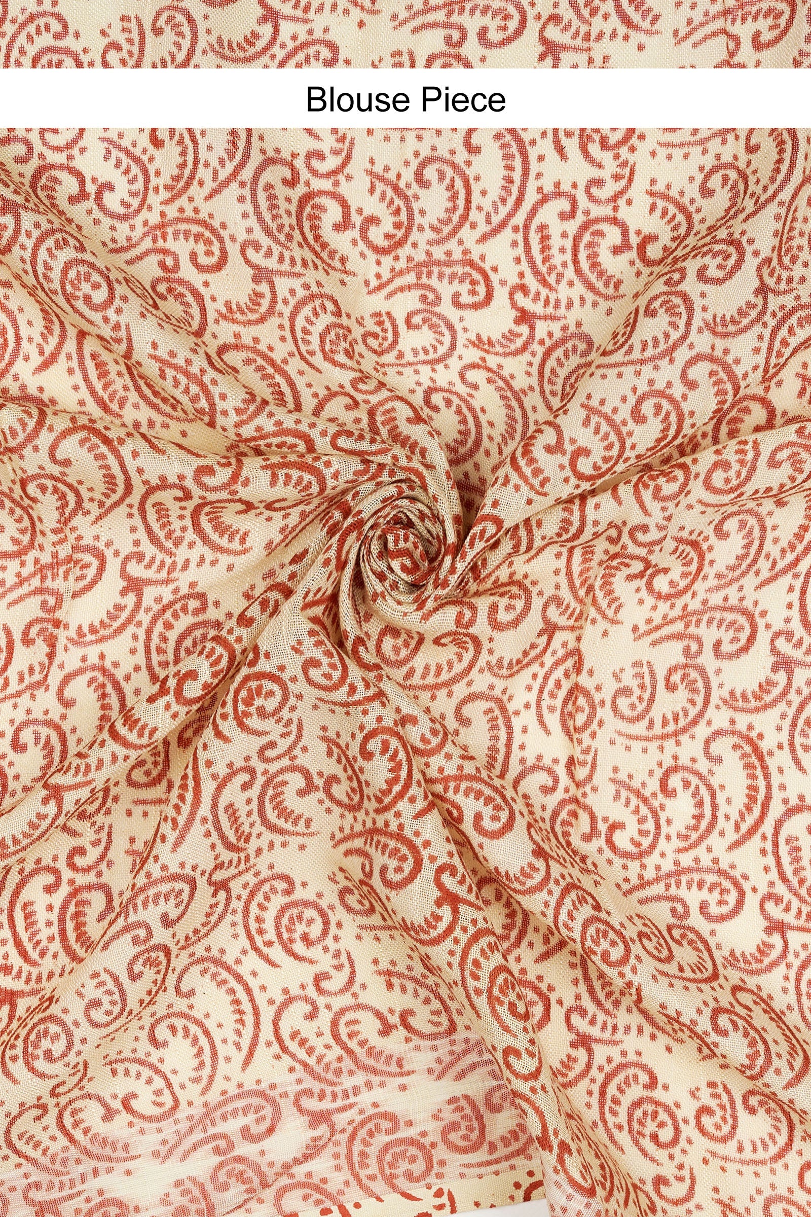 Teejh Rakhina Black & Red Hand Blockprint Saree