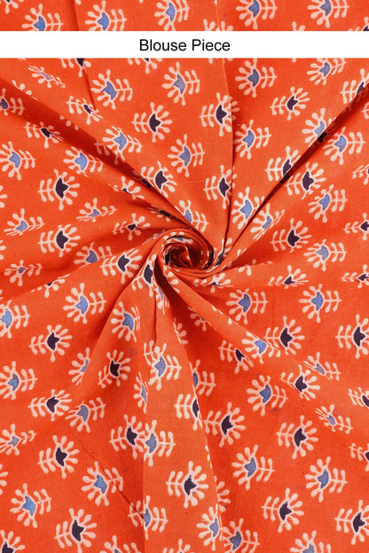 Rasvani Off White Applique & Mirror Work Saree