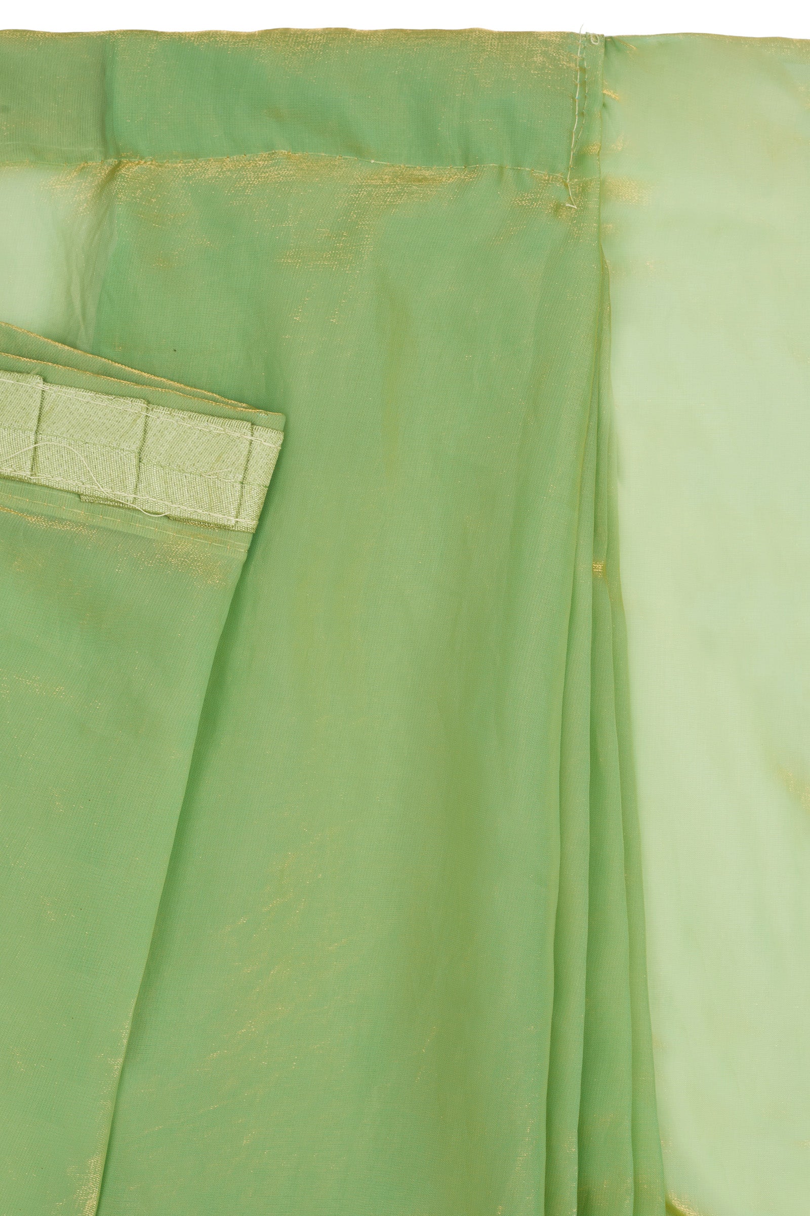 Yamisha Pastel Green Pre-Draped Saree