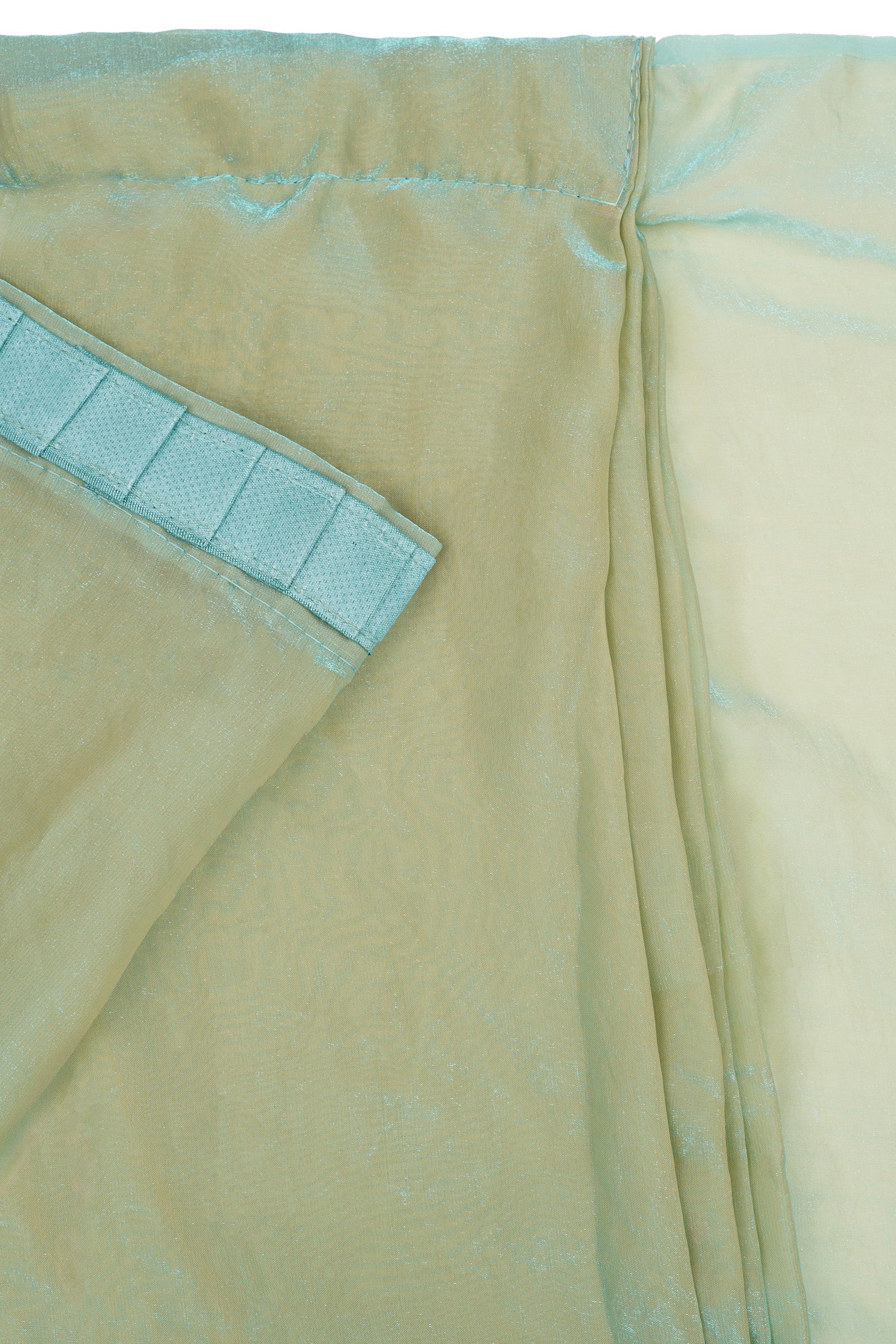 Vritika Baby Blue Pre-Draped Saree