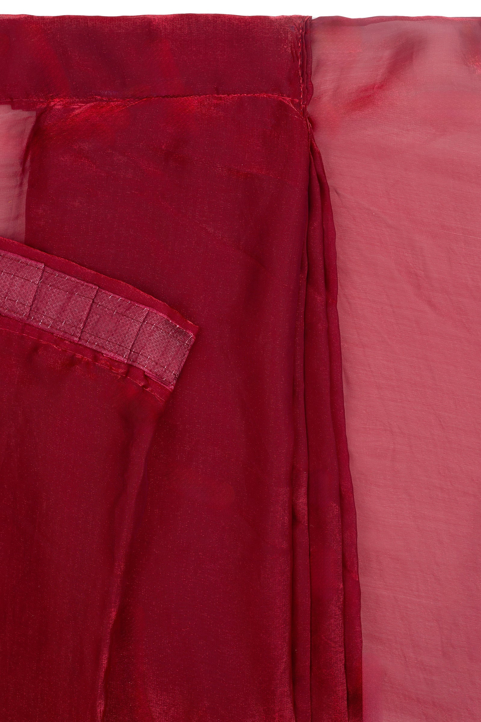 Lavitha Maroon Pre-Draped Saree