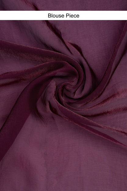 Veditha Magenta Pre-Draped Saree
