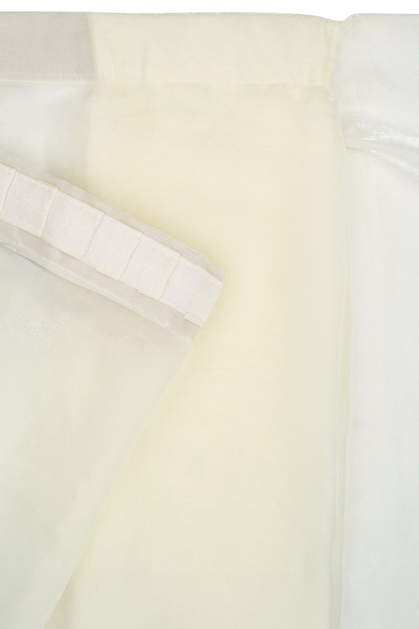 Kavyani Cream Pre-Draped Saree
