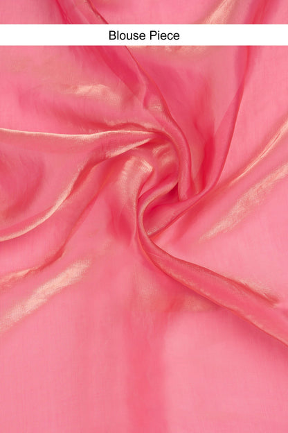 Shravani Baby Pink Pre-Draped Saree