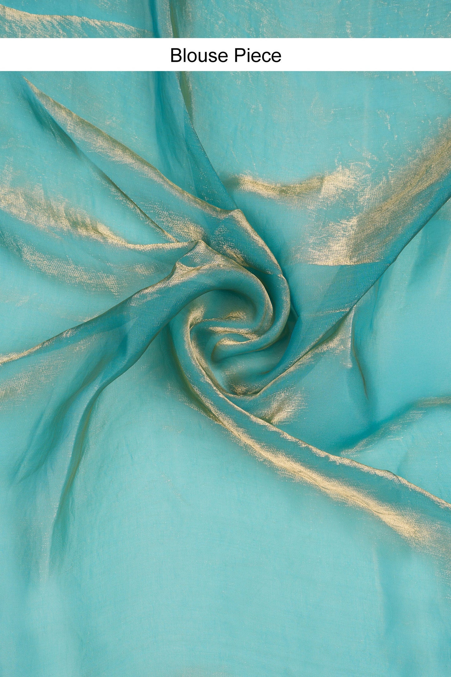 Hemika Blue Pre-Draped Saree