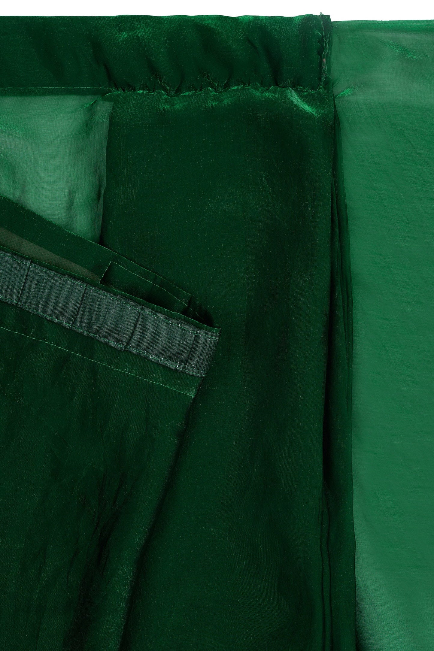 Isveta Green Pre-Draped Saree