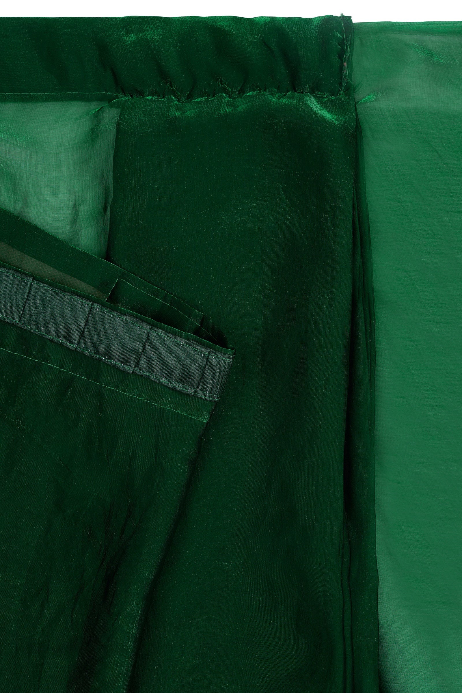 Isveta Green Pre-Draped Saree
