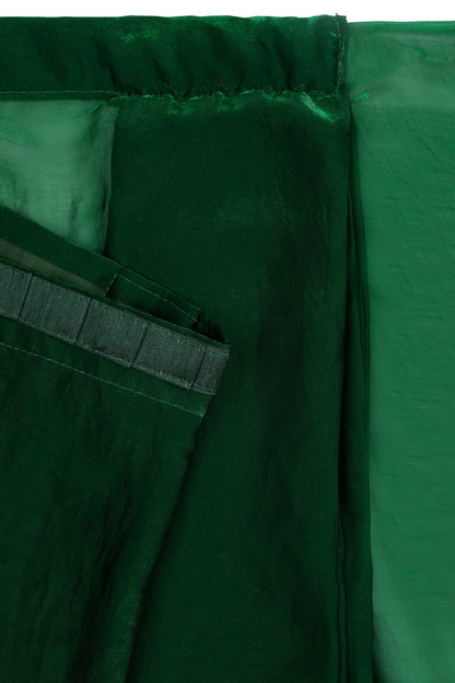 Isveta Green Pre-Draped Saree