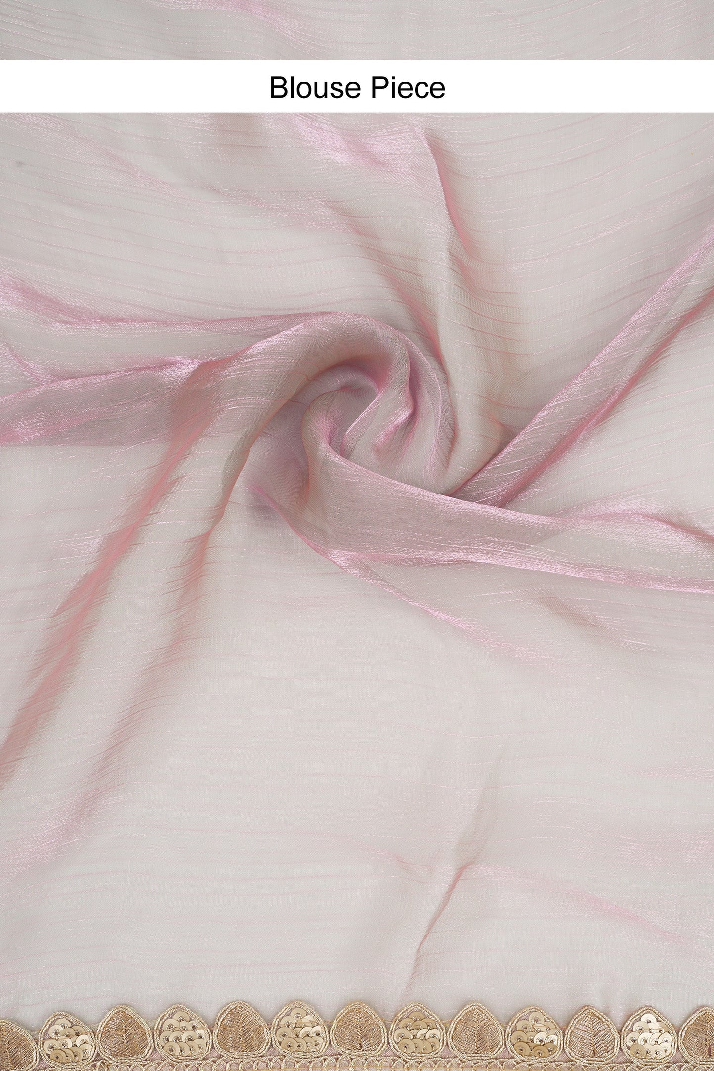 Trilaya Lilac Shimmer Chiffon Saree