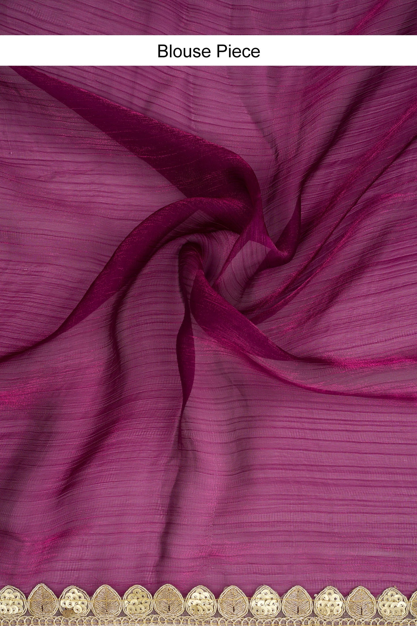 Harshika Magenta Shimmer Chiffon Saree