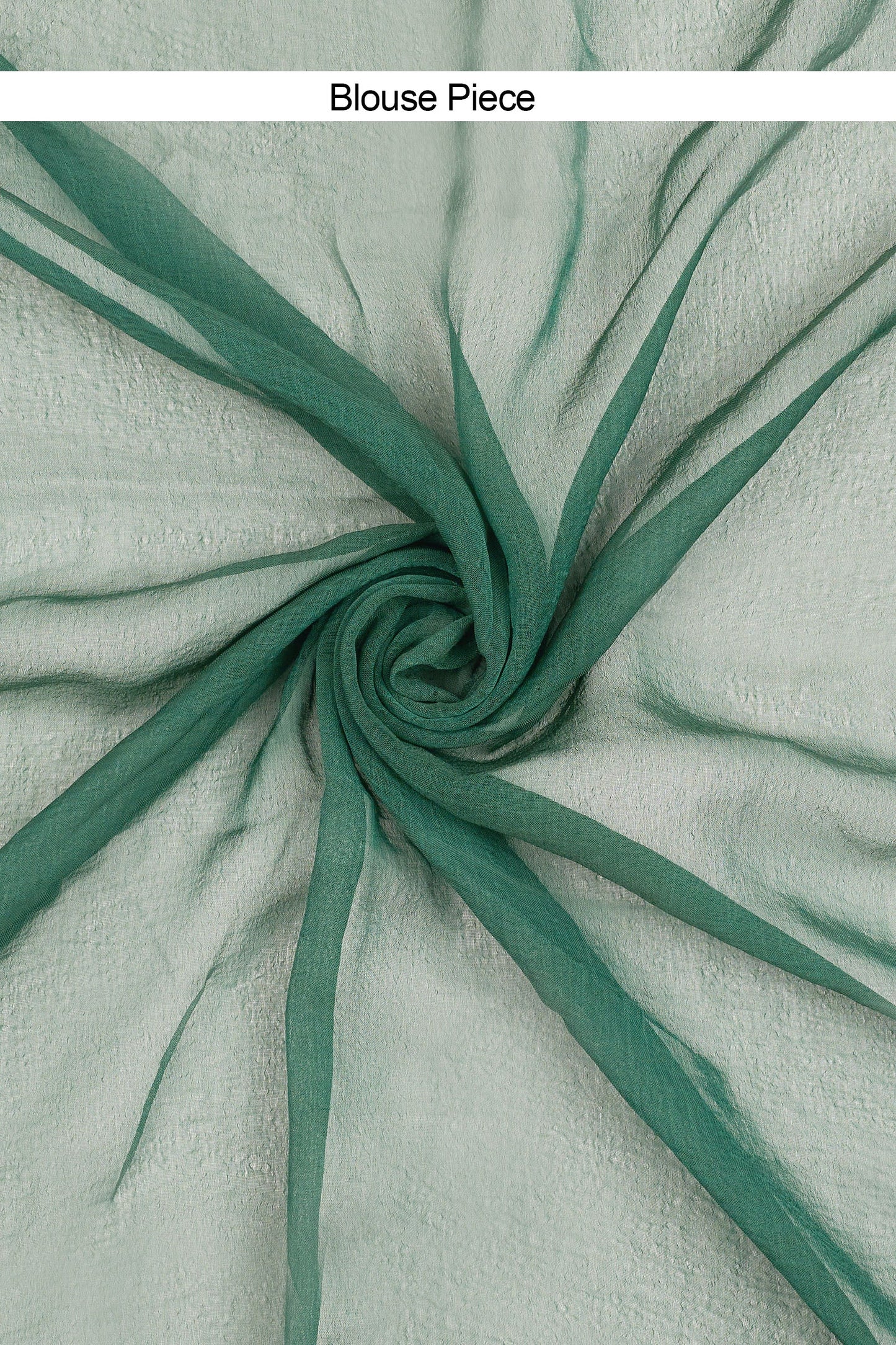 Teejh Saawan Chiffon Dark Green Leheriya Saree
