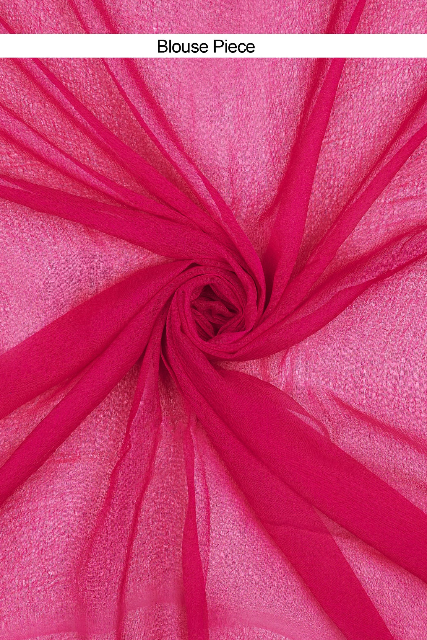 Teejh Gulabo Chiffon Hot Pink Leheriya Saree