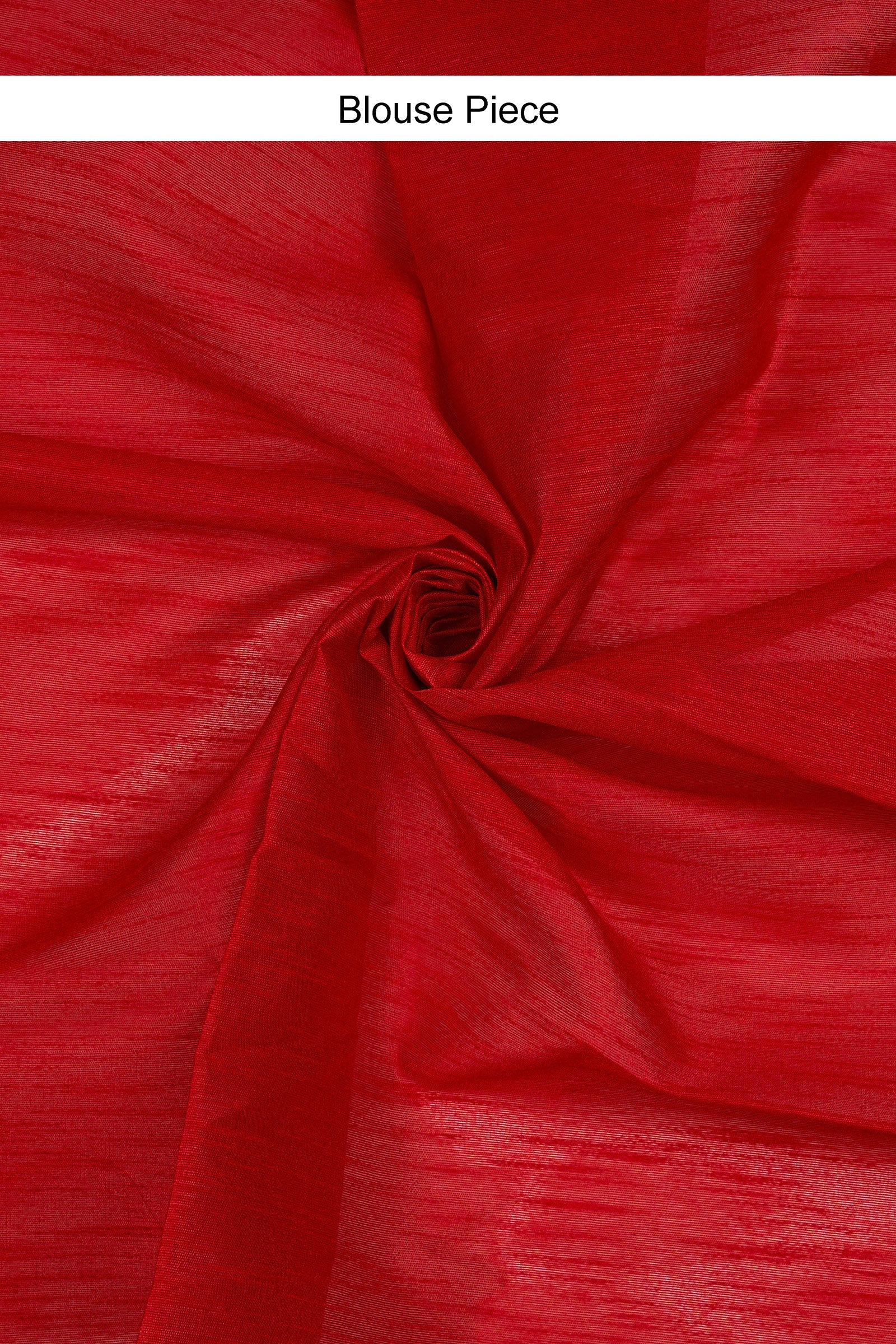 Teejh Navadurga OffWhite & Red Linen Saree