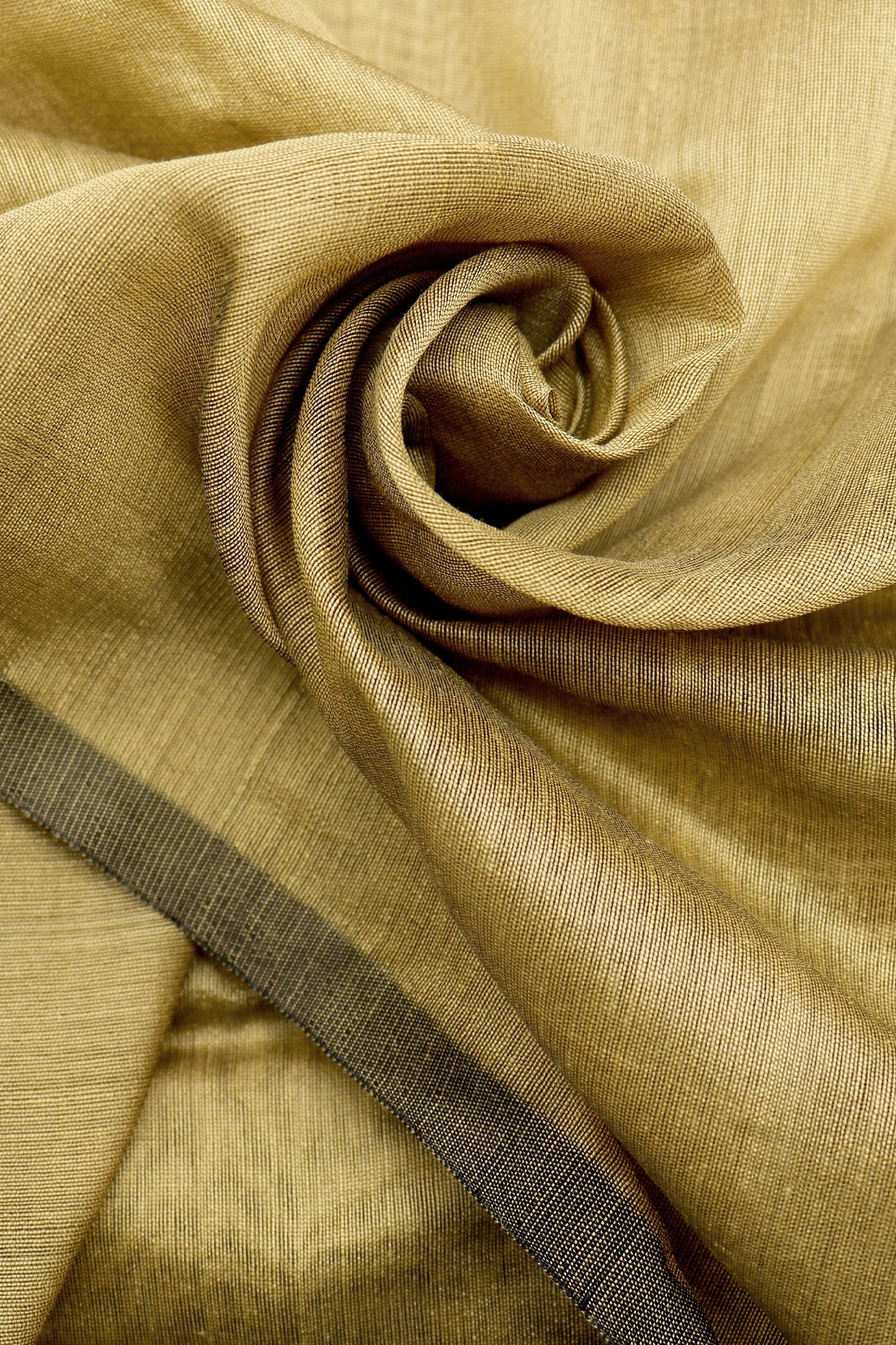 Teejh Luminous Golden and Pink Khadi Cotton Silk Saree