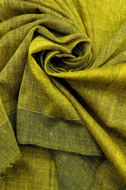 Teejh Shamrock Green Mulmul Cotton Saree
