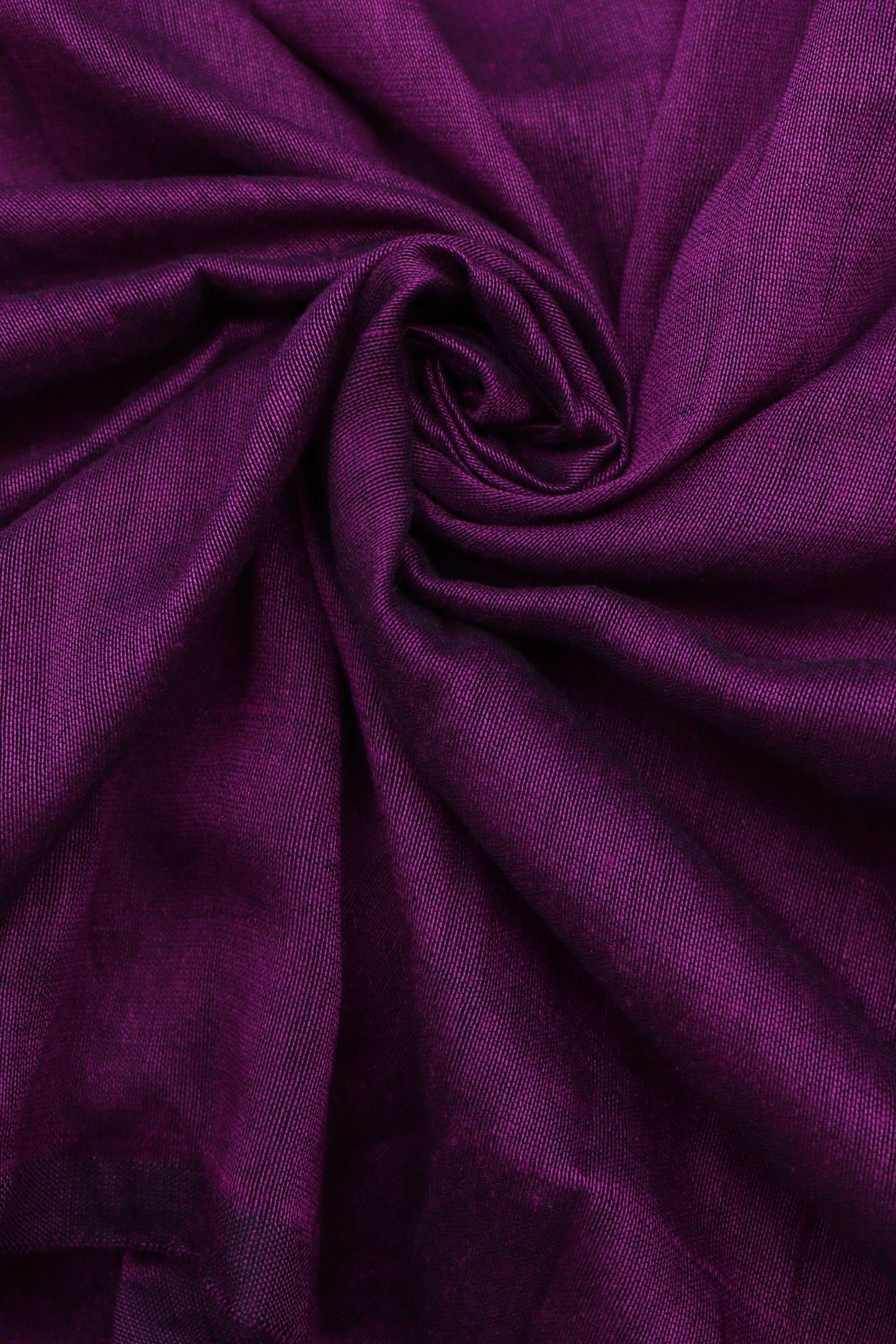 Teejh Raisin Purple and Grey Mulmul Cotton Saree