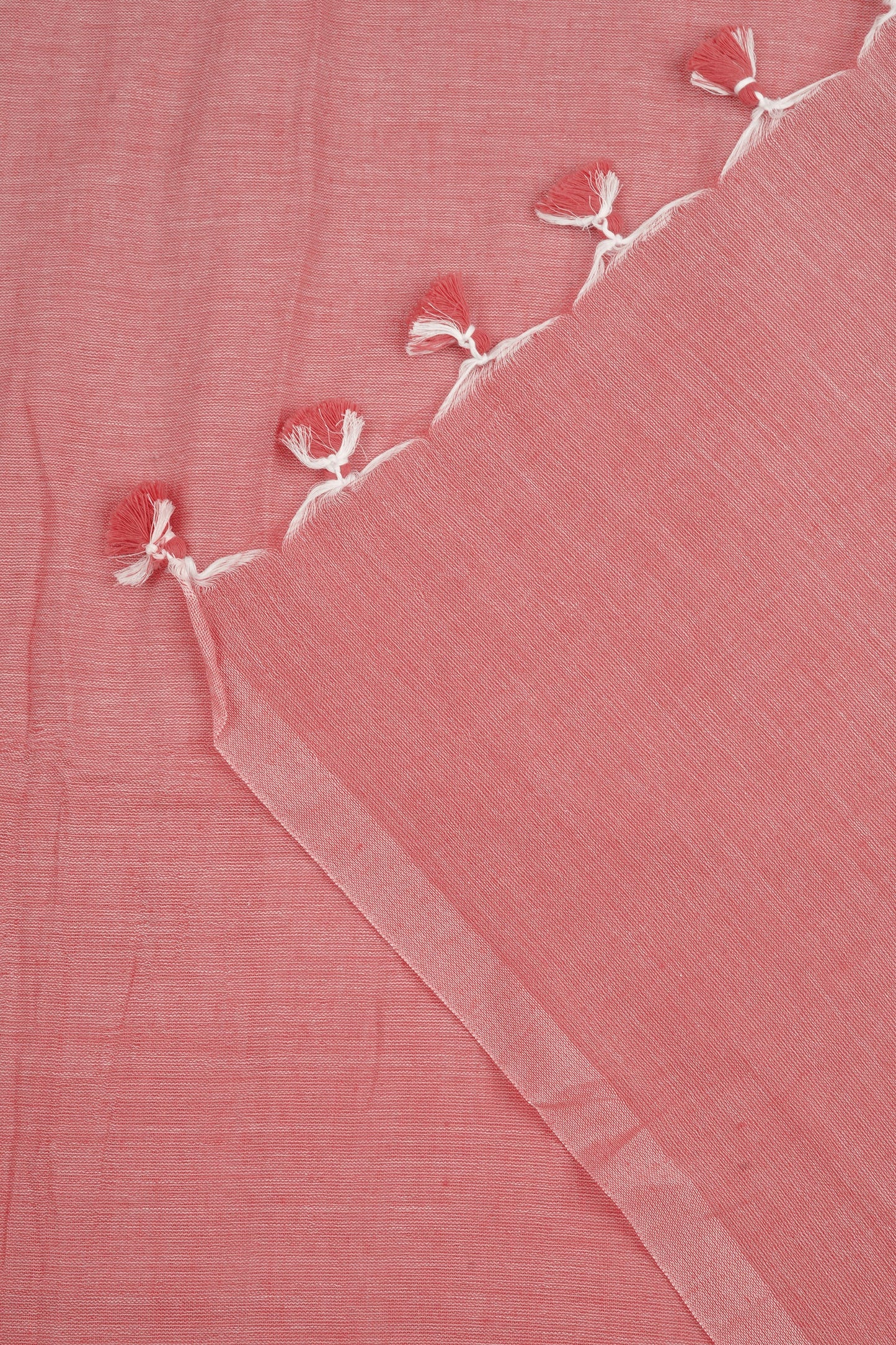 Teejh Sunset Pink Mulmul Saree