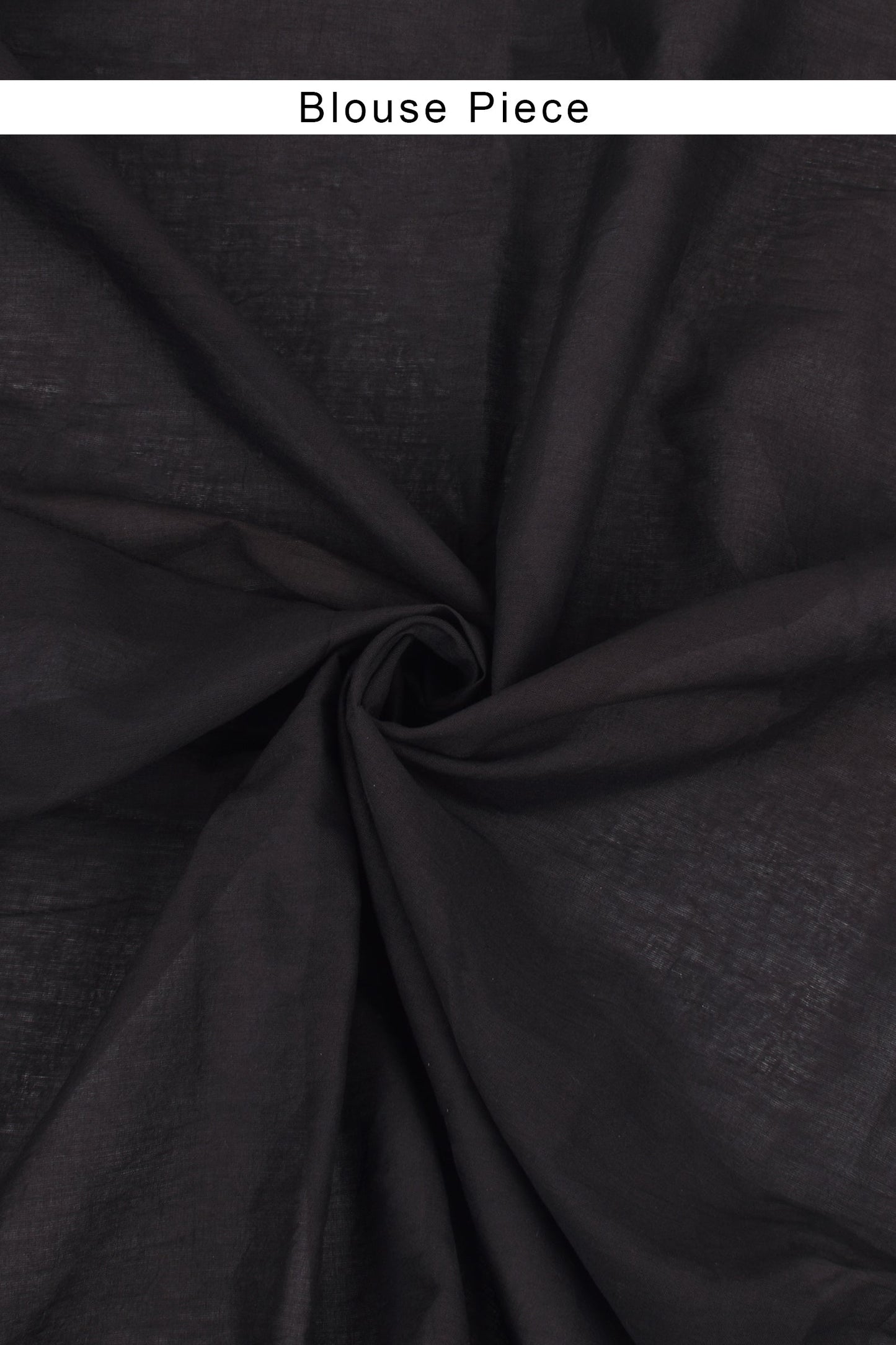 Teejh Aarika Black and White Cotton Saree With Blouse Piece