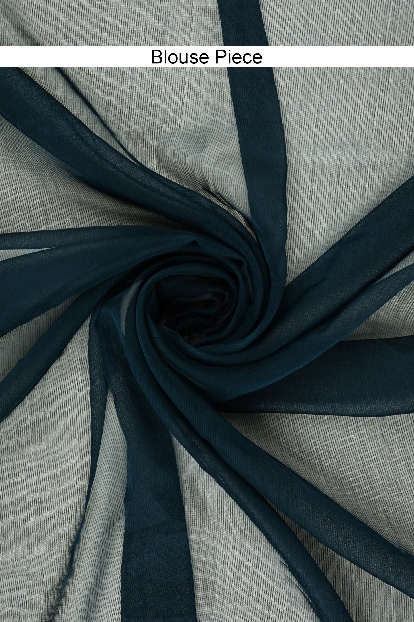 Teejh Sanah Blue Chiffon Ready to Drape Saree