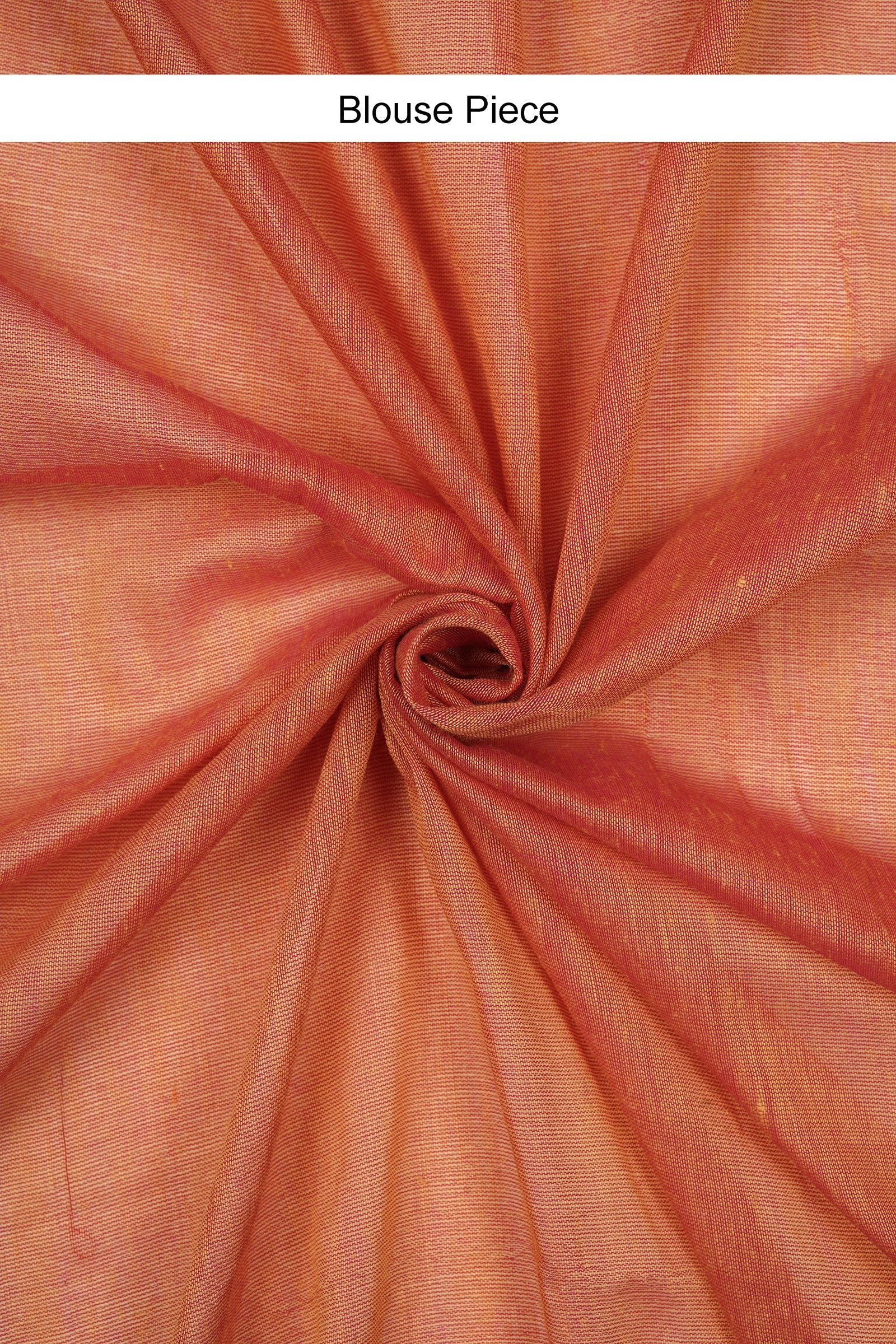 Teejh Kaira Peach Mulmul Saree