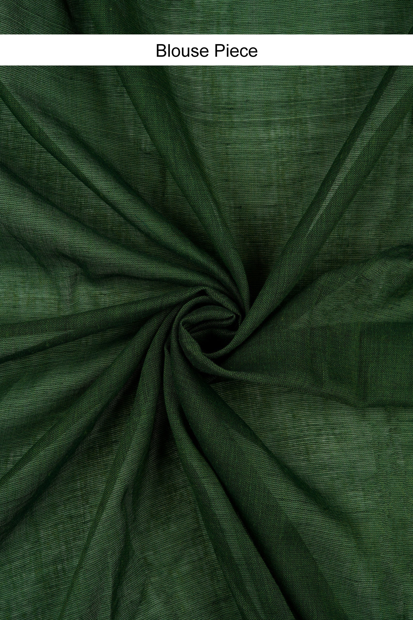 Teejh Kaira Emerald Green Mulmul Saree