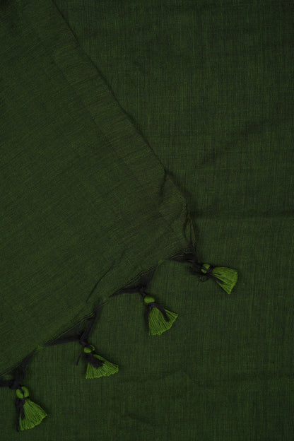 Teejh Kaira Sap Green Mulmul Saree